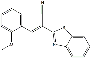 (E)-2-(benzo[d]thiazol-2-yl)-3-(2-methoxyphenyl)acrylonitrile