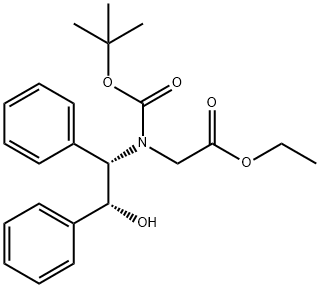 N-(tert-Butyloxycarbonyl)-N-[(1S,2R)-2-hydroxy-1,2-diphenylethyl]-glycine Ethyl Ester