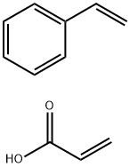 2-Propenoic acid, polymer with ethenylbenzene, ammonium zinc salt