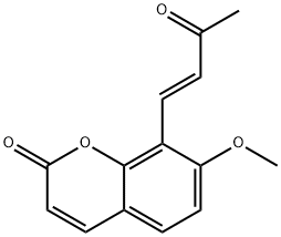 7-甲氧基-8-[(1E)-3-氧代-1-丁烯基]-2H-1-苯并吡喃-2-酮