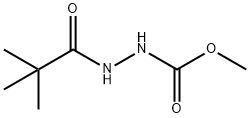 Hydrazinecarboxylic  acid,  2-(2,2-dimethyl-1-oxopropyl)-,  methyl  ester  (9CI)
