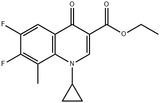 1-CYCLOPROPYL-4-OXO-6,7-DIFLUORO-8-METHYL-QUINOLIN