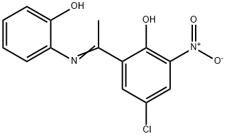 4-CHLORO-2-[1-[(2-HYDROXYPHENYL)IMINO]ETHYL]-6-NITRO-PHENOL