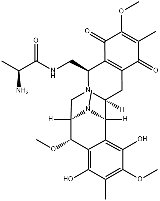 (S)-2-Amino-N-[[[(5S)-6,7,9,10,13,14,14aα,15-octahydro-1,4-dihydroxy-2,5α,11-trimethoxy-3,12,16-trimethyl-10,13-dioxo-6α,15α-epimino-5H-isoquino[3,2-b][3]benzazocin]-9β-yl]methyl]propionamide