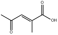 2-Pentenoic acid, 2-methyl-4-oxo-, (E)- (9CI)