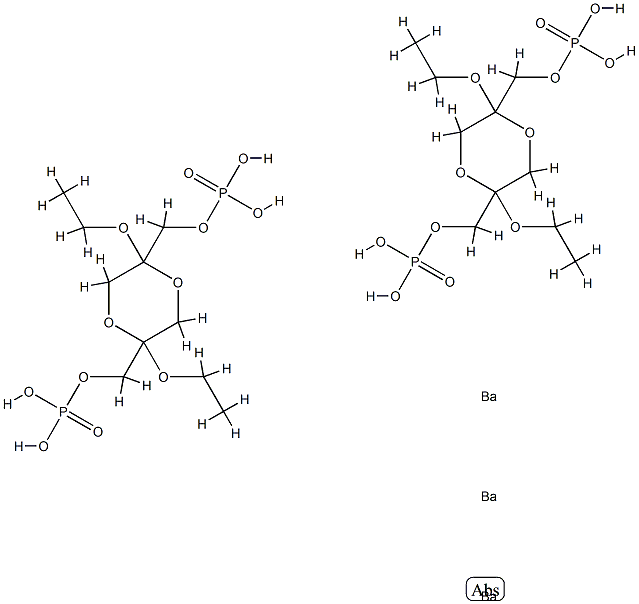 2,5-二乙氧基-1,4-二烷-2,5-双(磷酸甲酯) 钡盐