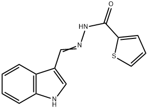 (E)-N'-((1H-indol-3-yl)methylene)thiophene-2-carbohydrazide