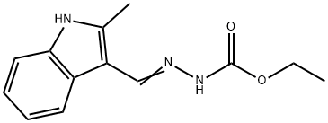 ETHYL 2-((2-METHYL-1H-INDOL-3-YL)METHYLENE)HYDRAZINECARBOXYLATE