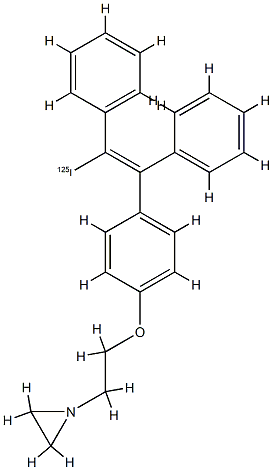 iododesethyltamoxifen aziridine