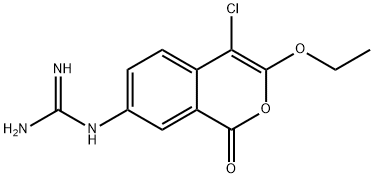 4-chloro-3-ethoxy-7-guanidinoisocoumarin