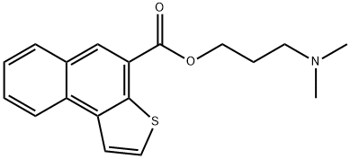 1-(3,3-dimethylamino)propyl naphtho(2,1-b)thiophene-4-carboxylate