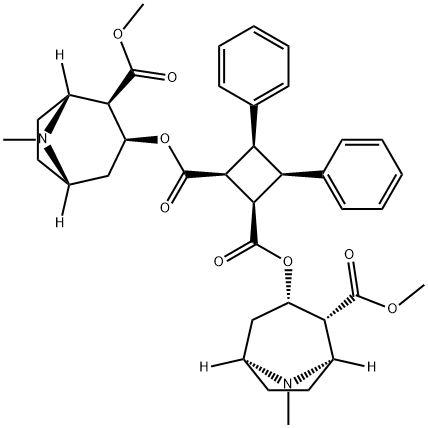 3α,4α-Diphenylcyclobutane-1β,2α-dicarboxylic acid bis[(1R,5S)-2-(methoxycarbonyl)-8-methyl-8-azabicyclo[3.2.1]octan-3-yl] ester