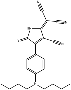 2-[3-Cyano-4-[4-(dibutylamino)phenyl]-5-oxo-1,5-dihydro-2H-pyrrol-2-ylidene]malononitrile