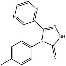 4-(4-甲基苯基)-5-(吡嗪-2-基)-4H-1,2,4-三唑-3-硫醇