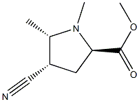 Proline, 4-cyano-1,5-dimethyl-, methyl ester, (2-alpha-,4-ba-,5-ba-)- (9CI)