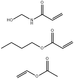 2-Propenoic acid, butyl ester, polymer with ethenyl acetate and N-(hydroxymethyl)-2-propenamide, graft