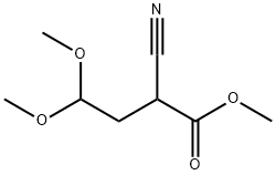 Butanoic acid, 2-cyano-4,4-dimethoxy-, methyl ester (9CI)