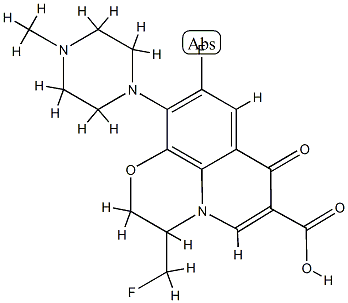 3-fluoromethyl ofloxacin