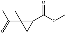 Cyclopropanecarboxylic acid, 2-acetyl-2-methyl-, methyl ester (9CI)