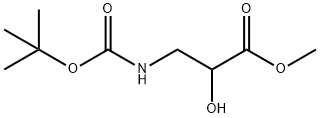 Propanoic acid, 3-[[(1,1-dimethylethoxy)carbonyl]amino]-2-hydroxy-, methyl