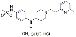 N-[4-[[1-[2-(6-甲基-2-吡啶基)乙基]-4-哌啶基]羰基]苯基]甲烷磺酰胺二盐酸盐