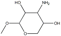 Pentopyranoside,  methyl  3-amino-3-deoxy-  (6CI)