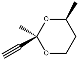 1,3-Dioxane, 2-ethynyl-2,4-dimethyl-, cis- (9CI)