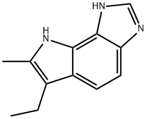 Pyrrolo[2,3-e]benzimidazole, 6-ethyl-1,8-dihydro-7-methyl- (9CI)
