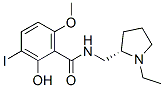 (-)-N-[[(2S)-1-Ethyl-2-pyrrolidinyl]methyl]-2-hydroxy-3-iodo-6-methoxybenzamide