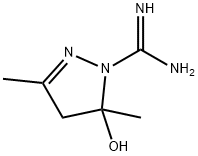 1H-Pyrazole-1-carboximidamide,  4,5-dihydro-5-hydroxy-3,5-dimethyl-