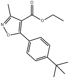 4-Isoxazolecarboxylicacid,5-[4-(1,1-dimethylethyl)phenyl]-3-methyl-,ethylester(9CI)