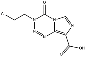 3-(2-chloroethyl)-4-oxo-3H-imidazo(5,1-d)-1,2,3,5-tetrazine-8-carboxylic acid