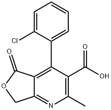 4-(2-氯苯基)-5,7-二氢-2-甲基-5-氧代呋喃并[3,4-b]吡啶-3-甲酸