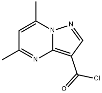 Pyrazolo[1,5-a]pyrimidine-3-carbonyl chloride, 5,7-dimethyl- (9CI)