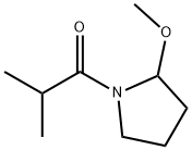 Pyrrolidine,  2-methoxy-1-(2-methyl-1-oxopropyl)-  (9CI)