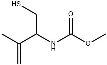 Carbamic  acid,  [1-(mercaptomethyl)-2-methyl-2-propenyl]-,  methyl  ester  (9CI)