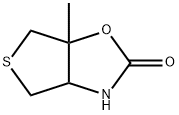 Thieno[3,4-d]oxazol-2(3H)-one, tetrahydro-6a-methyl- (9CI)