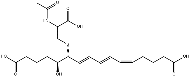 16-carboxy-17,18,19,20-tetranor-14,15-dihydro-N-acetylleukotriene E4