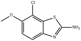 2-Benzothiazolamine,7-chloro-6-methoxy-(9CI)