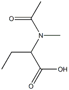 Butanoic  acid,  2-(acetylmethylamino)-