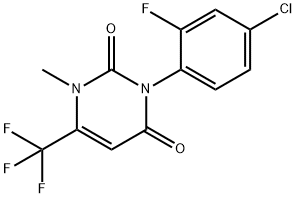 3-(4-chloro-2-fluorophenyl)-1-methyl-6-(trifluoromethyl)pyrimidine-2,4(1H,3H)-dione