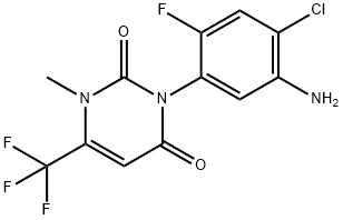 3-(5-amino-4-chloro-2-fluorophenyl)-1-methyl-6-(trifluoromethyl)pyrimidine-2,4(1H,3H)-dione