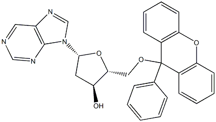 5'-O-(9-phenylxanthen-9-yl)-2'-deoxynebularine