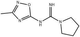 N-(3-Methyl-1,2,4-oxadiazol-5-yl)-1-pyrrolidinecarboximidamide