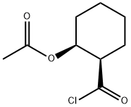 Cyclohexanecarbonyl chloride, 2-(acetyloxy)-, cis- (9CI)