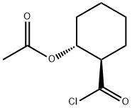 Cyclohexanecarbonyl chloride, 2-(acetyloxy)-, trans- (9CI)