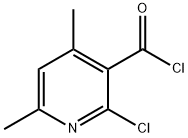 3-Pyridinecarbonyl chloride, 2-chloro-4,6-dimethyl- (9CI)