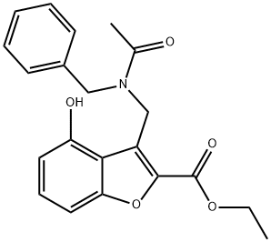 ethyl 3-{[acetyl(benzyl)amino]methyl}-4-hydroxy-1-benzofuran-2-carboxylate