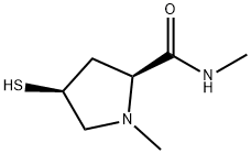 2-Pyrrolidinecarboxamide,4-mercapto-N,1-dimethyl-,(2S-cis)-(9CI)