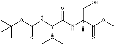 tert-butyloxycarbonyl-valyl-alpha-methylserine methyl ester